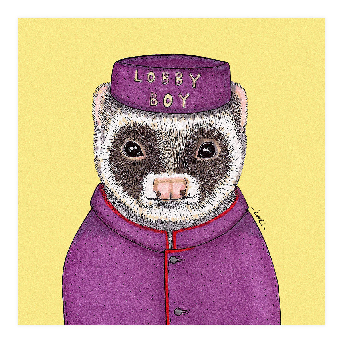 Lobby Boy (Print Only)