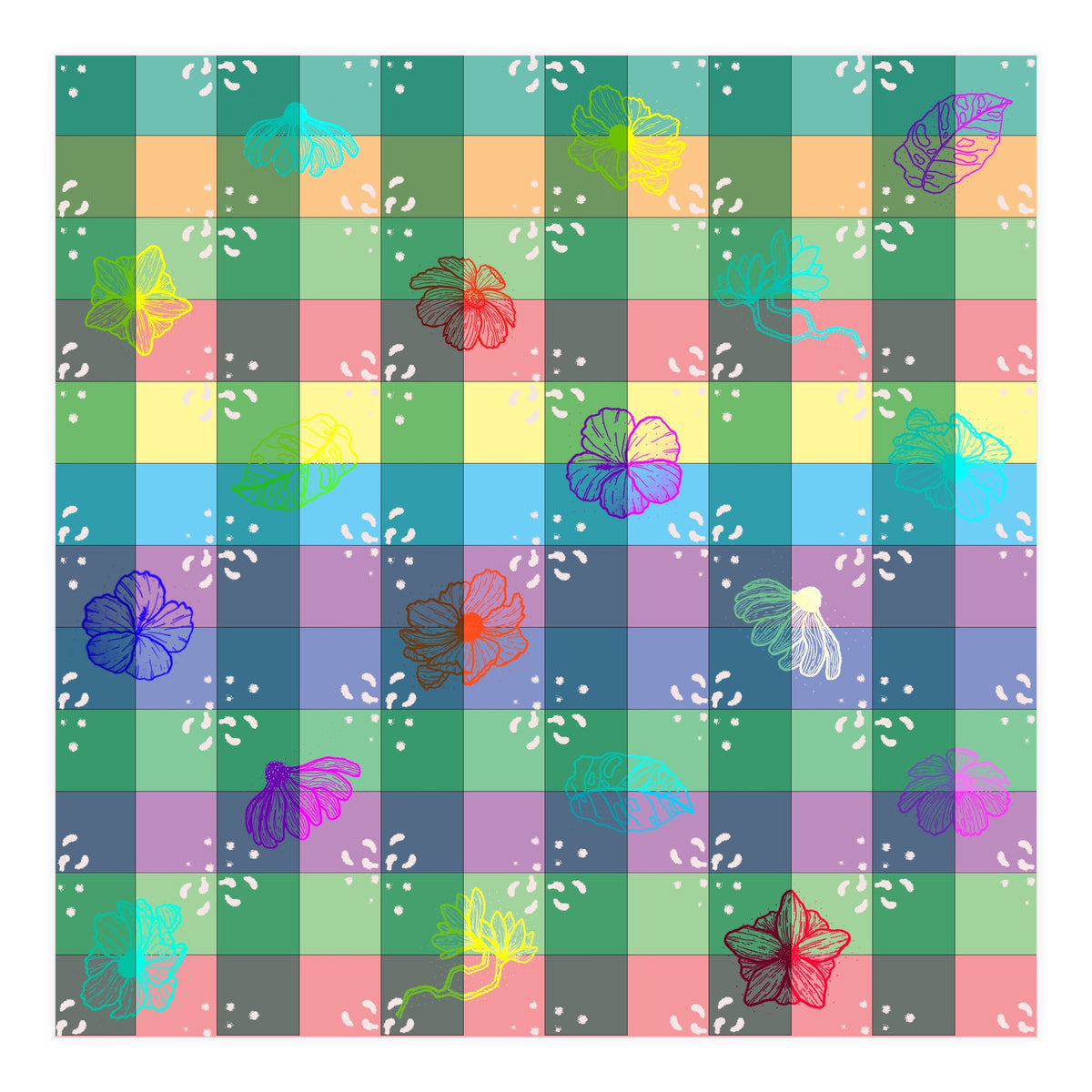 Floral Nanquim Pattern (Print Only)