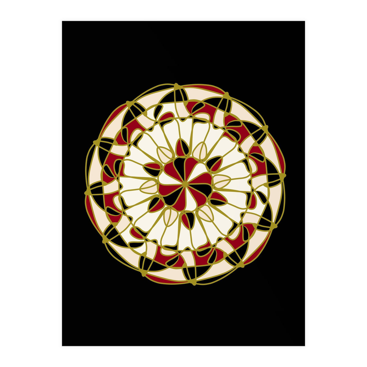 Multicolored Mandala (Print Only)