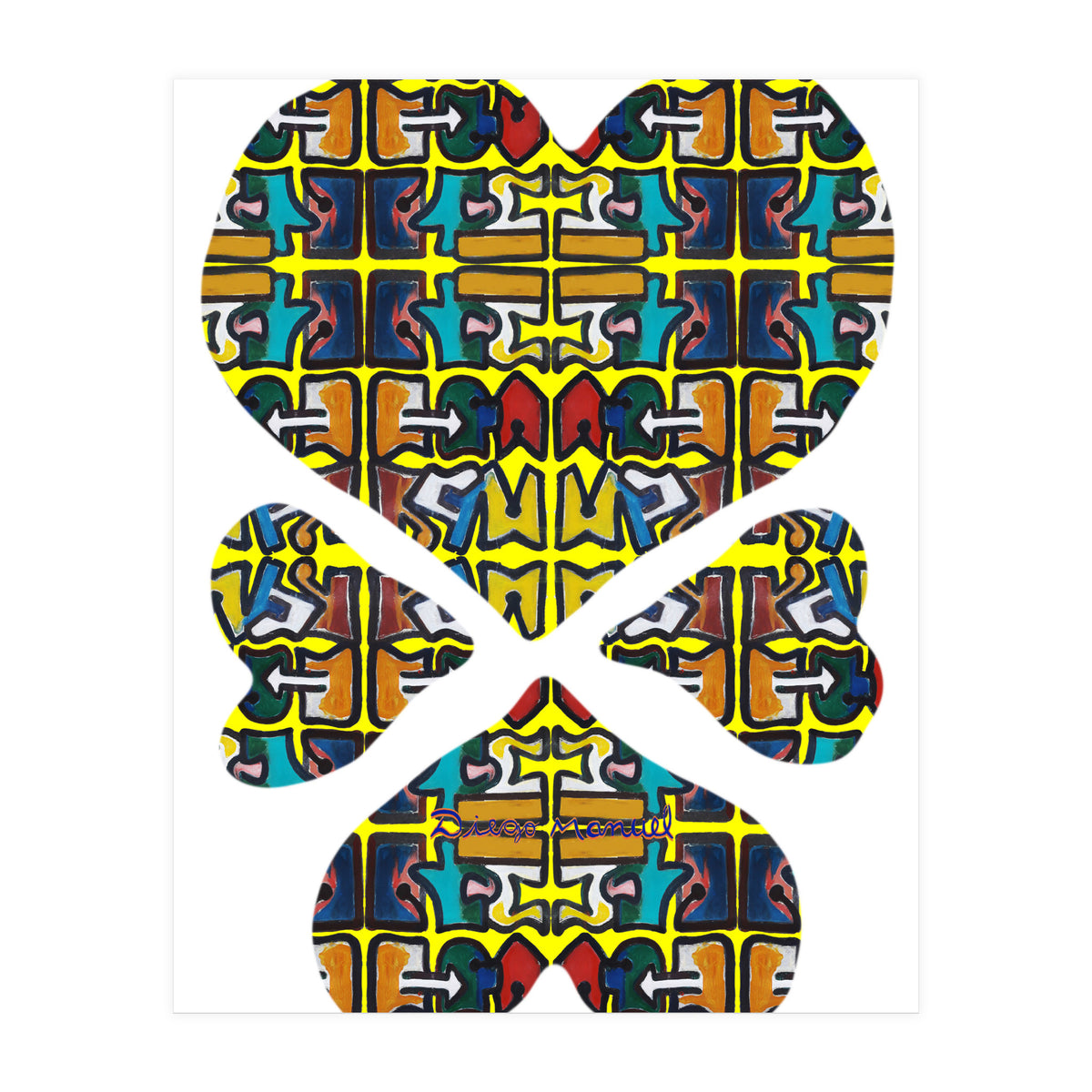 4 Corazones 9  (Print Only)