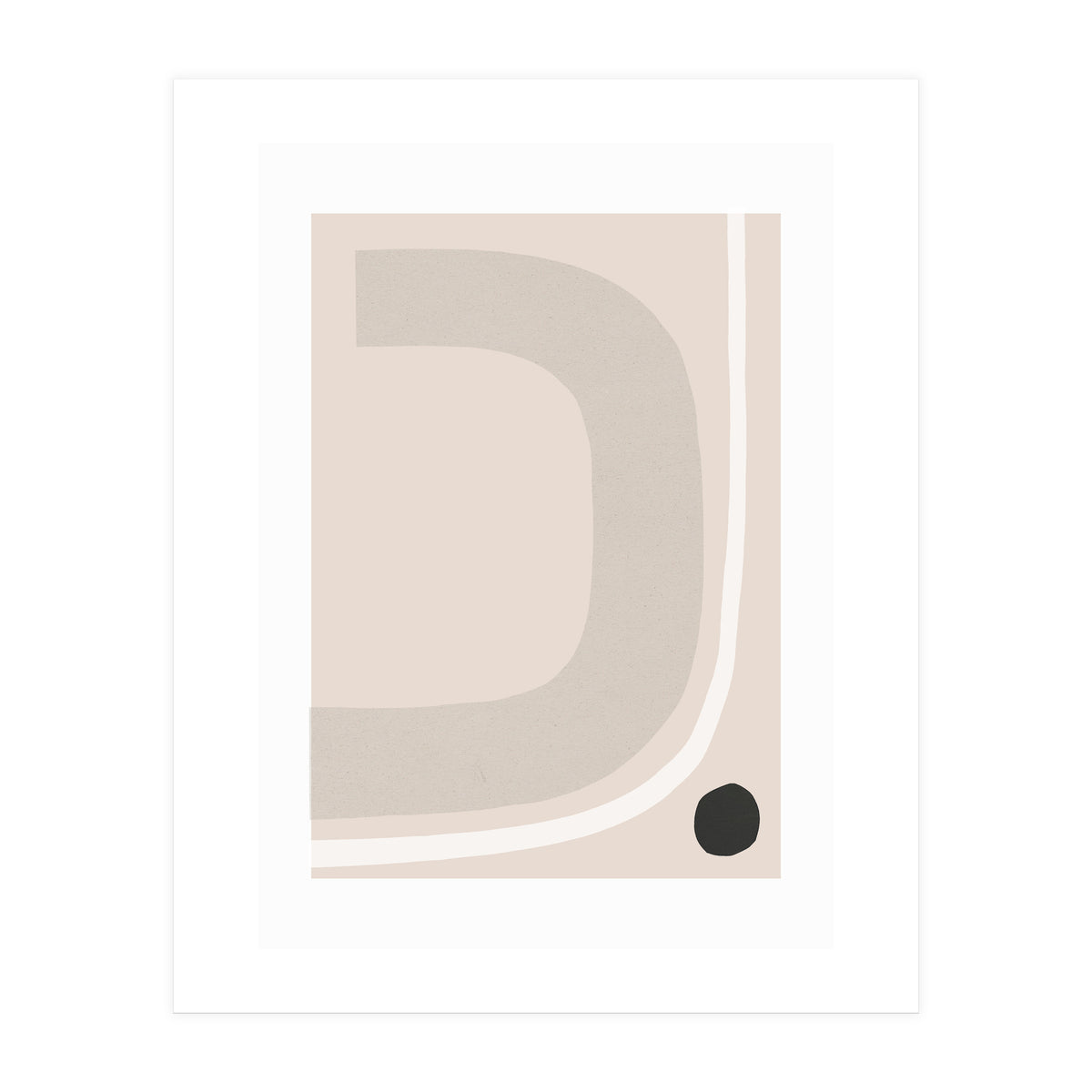 Beige Wave (Print Only)