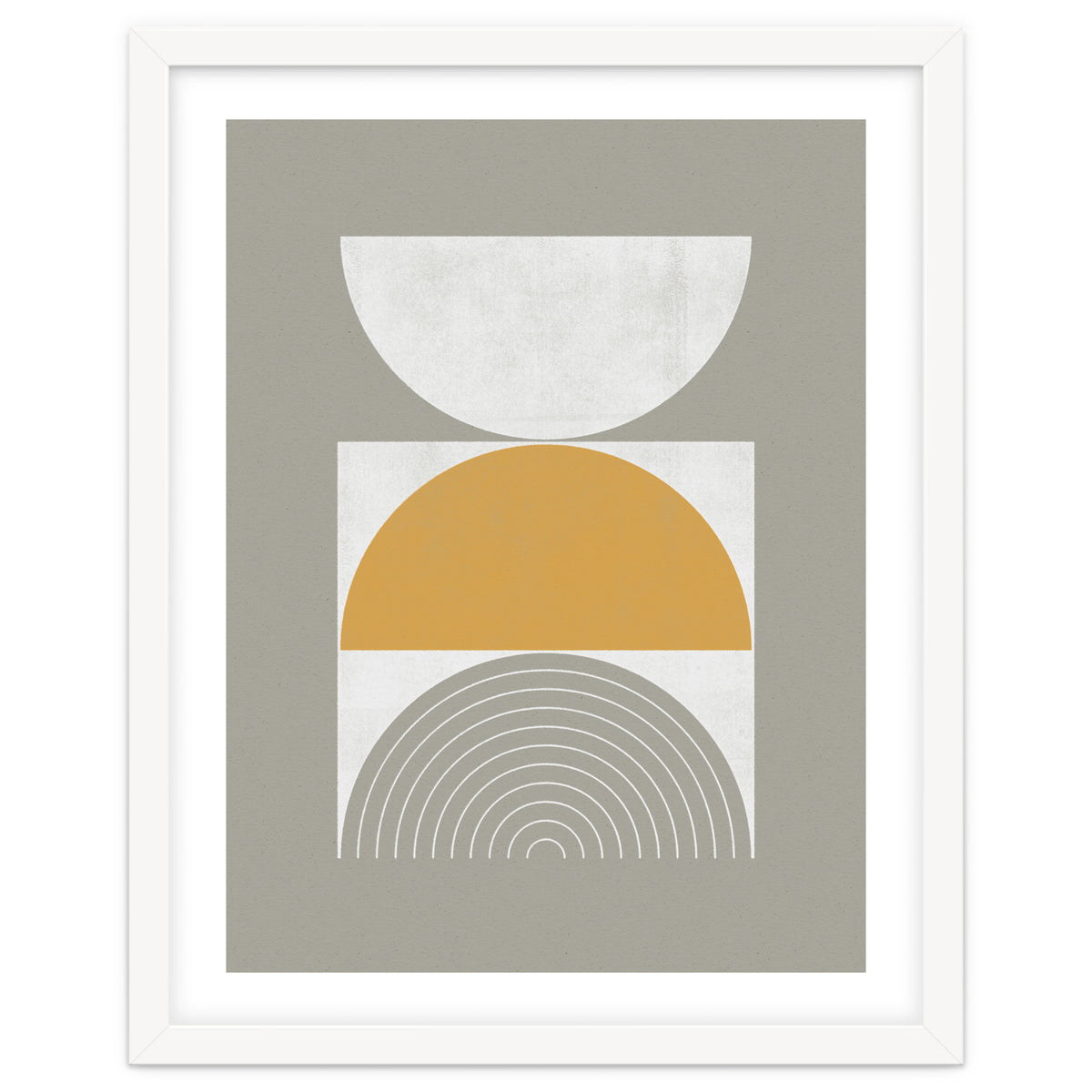 Mid-Century Modern No.29 - Woodblock Print