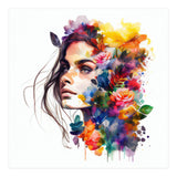 Watercolor Tropical Woman #18 (Print Only) thumbnail