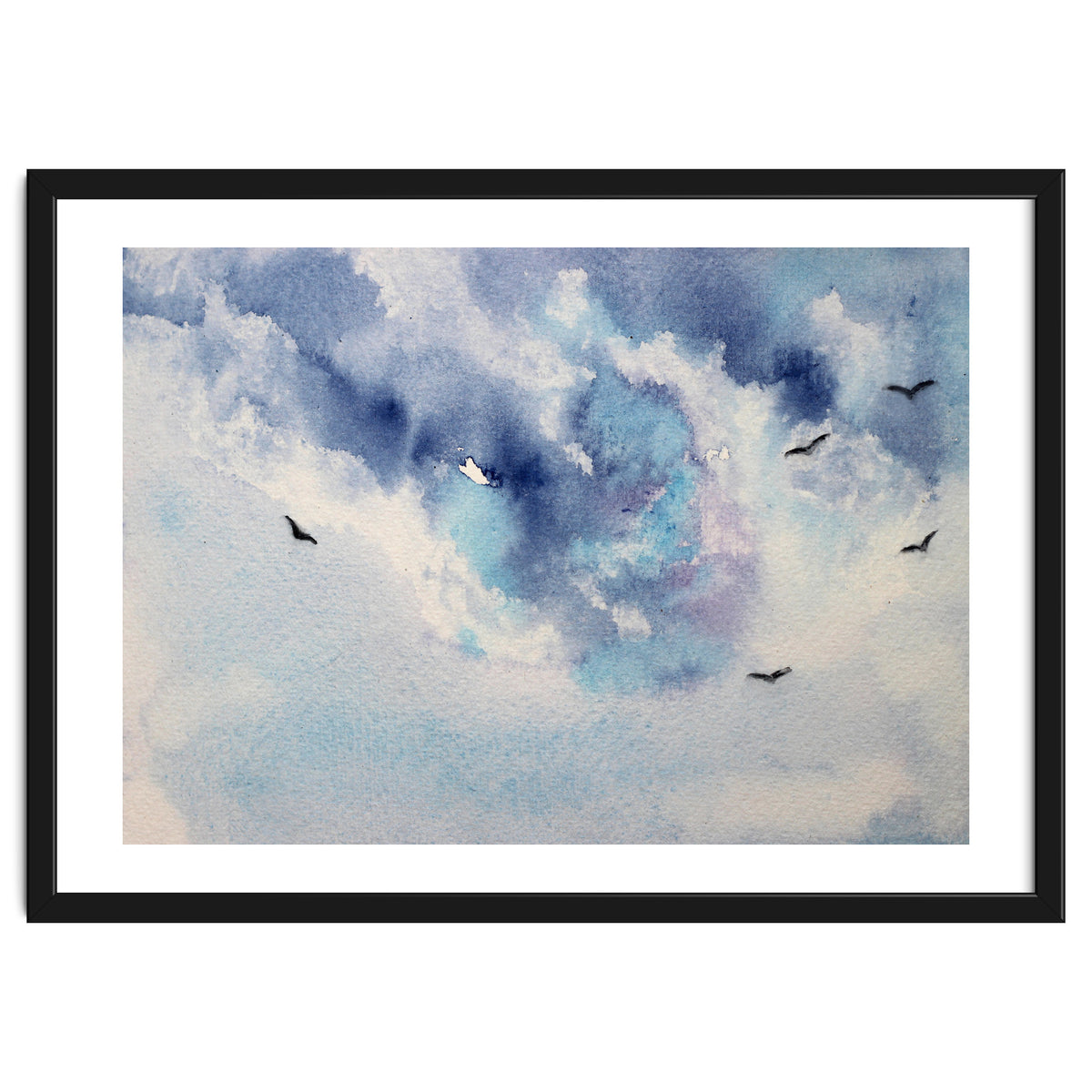Dramatic sky || watercolor