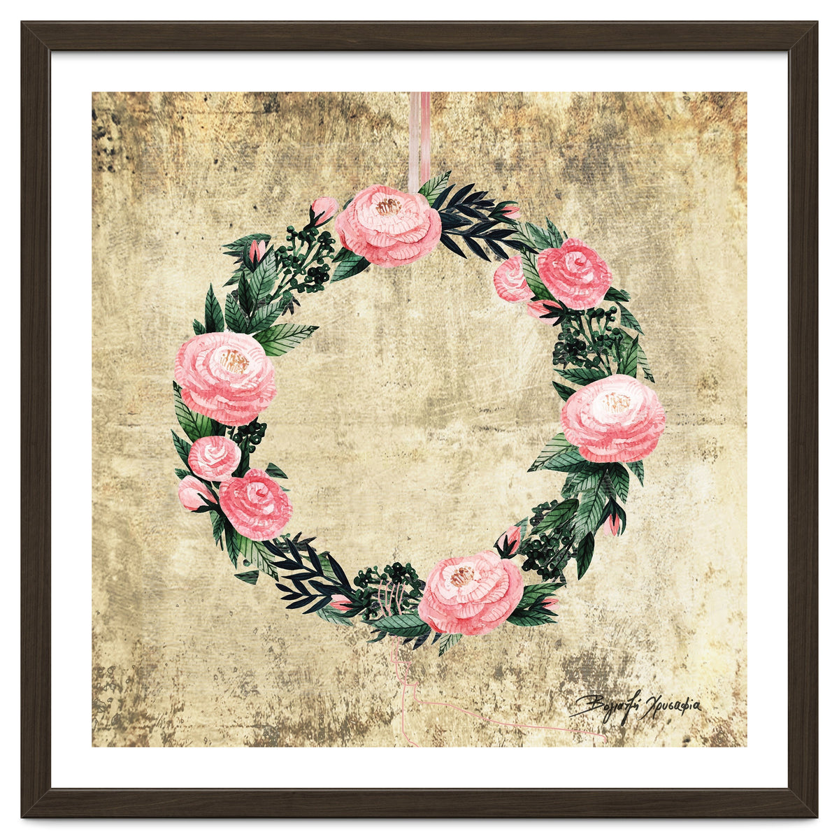 Wreath #Rose Flowers #Royal collection