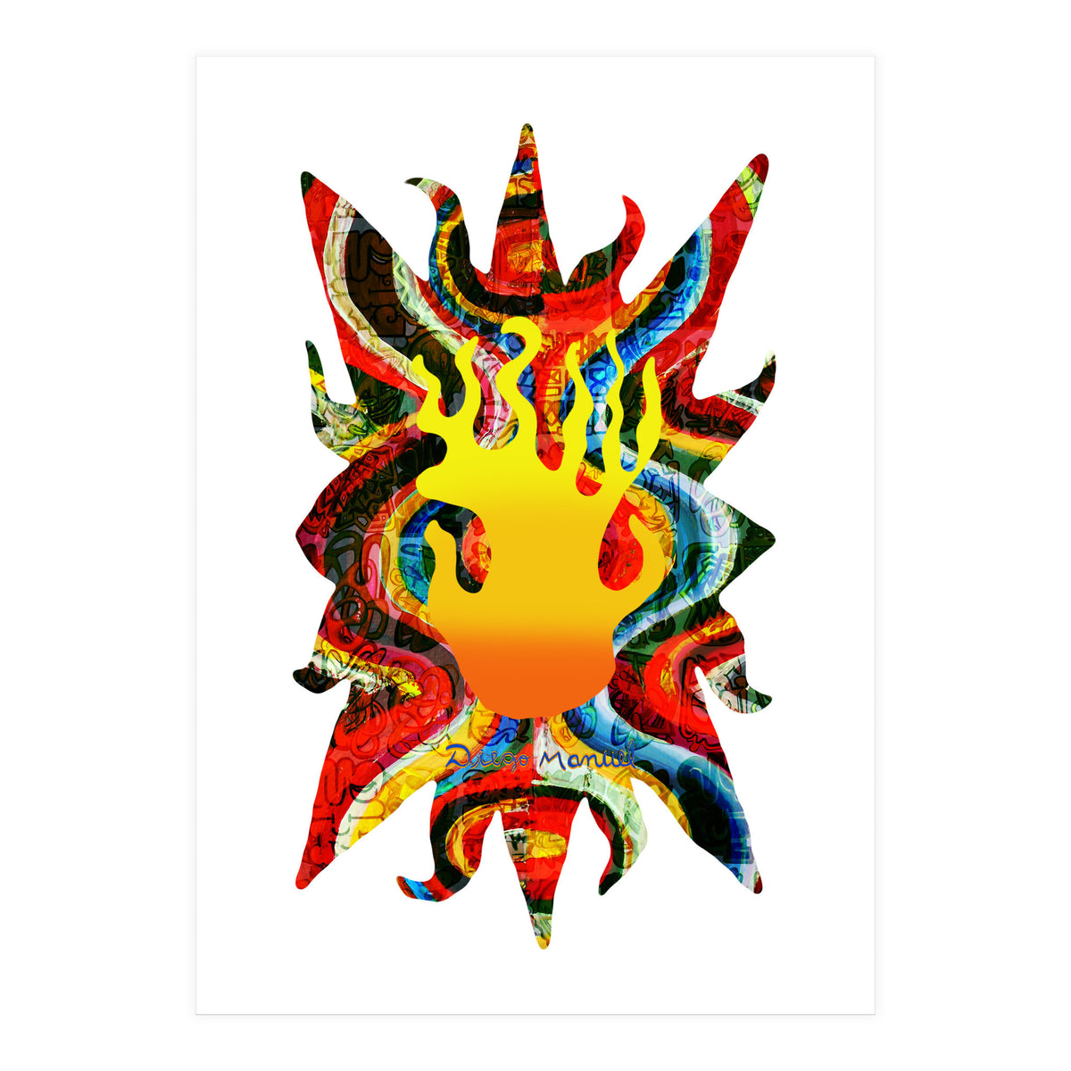 Fuego 17 Copia (Print Only)