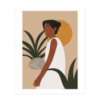 Botanical Woman - Abstract Boho (Print Only)