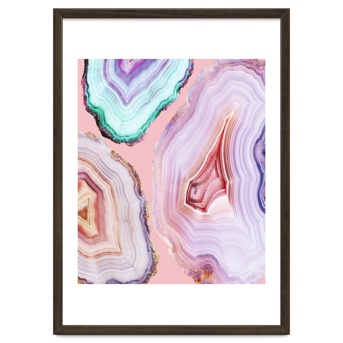 Mineral Agates #Glam collection