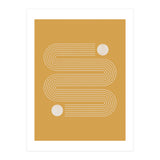 Mid-Century Modern No.20 - Woodblock Print (Print Only) thumbnail