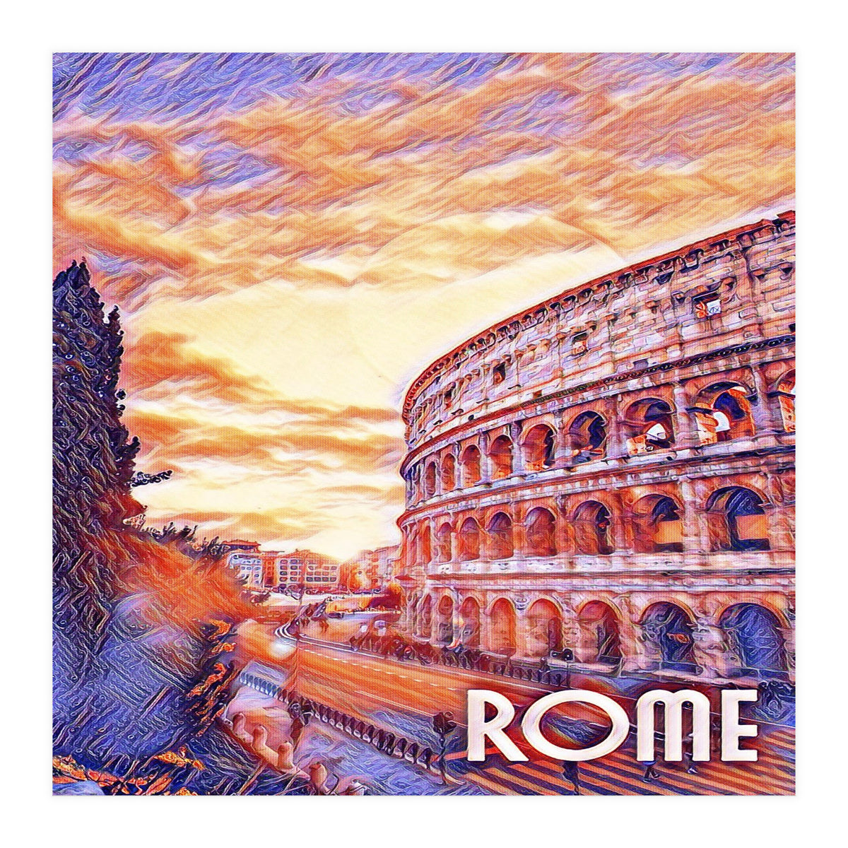 Rome Colosseo, Italy (Print Only)