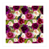 Water Colour Rose Pattern (Print Only) thumbnail
