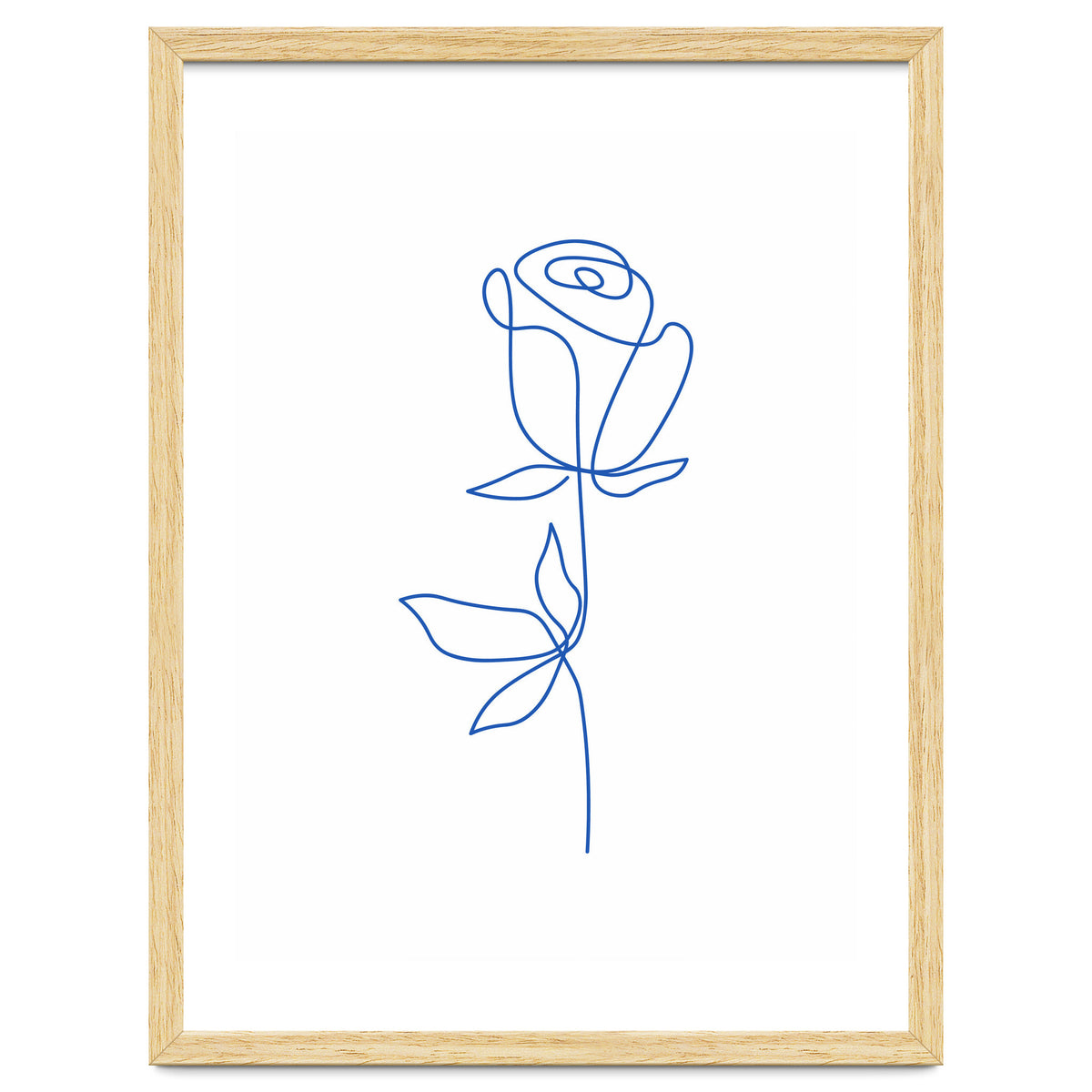One Line Art Flower