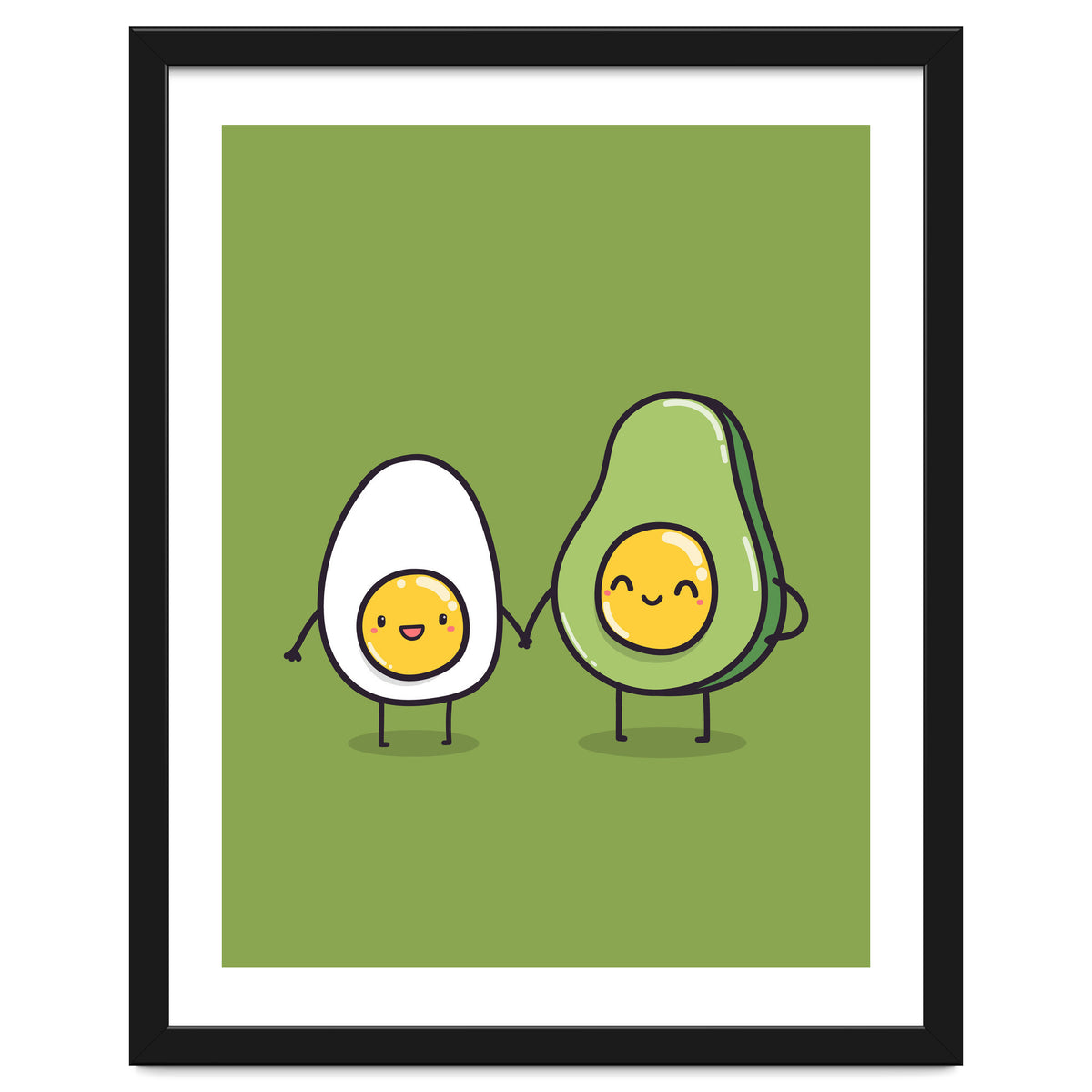 Egg Avocado best friends