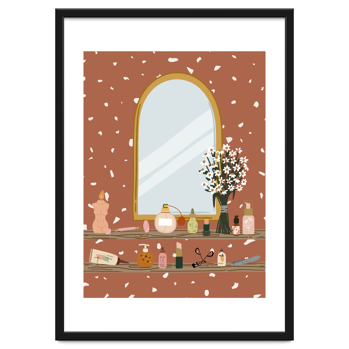 Terrazzo Vanity Decor