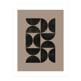Mid-Century Modern No.24 - Woodblock Print (Print Only) thumbnail