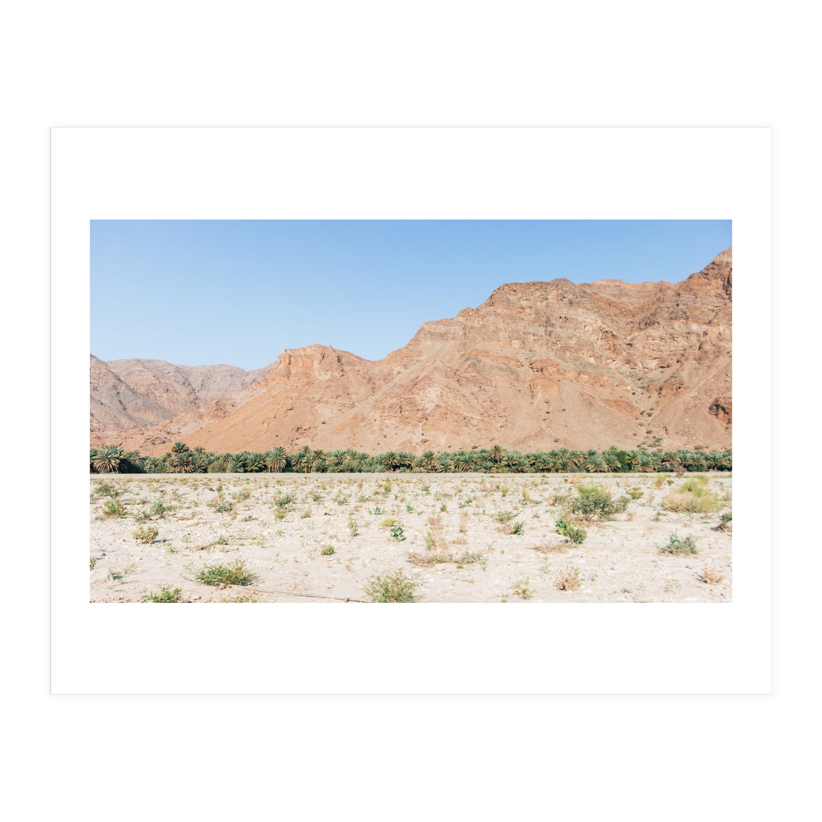 Middle East Desert Road (Print Only)