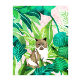 Tropical Glam Cat (Print Only) thumbnail