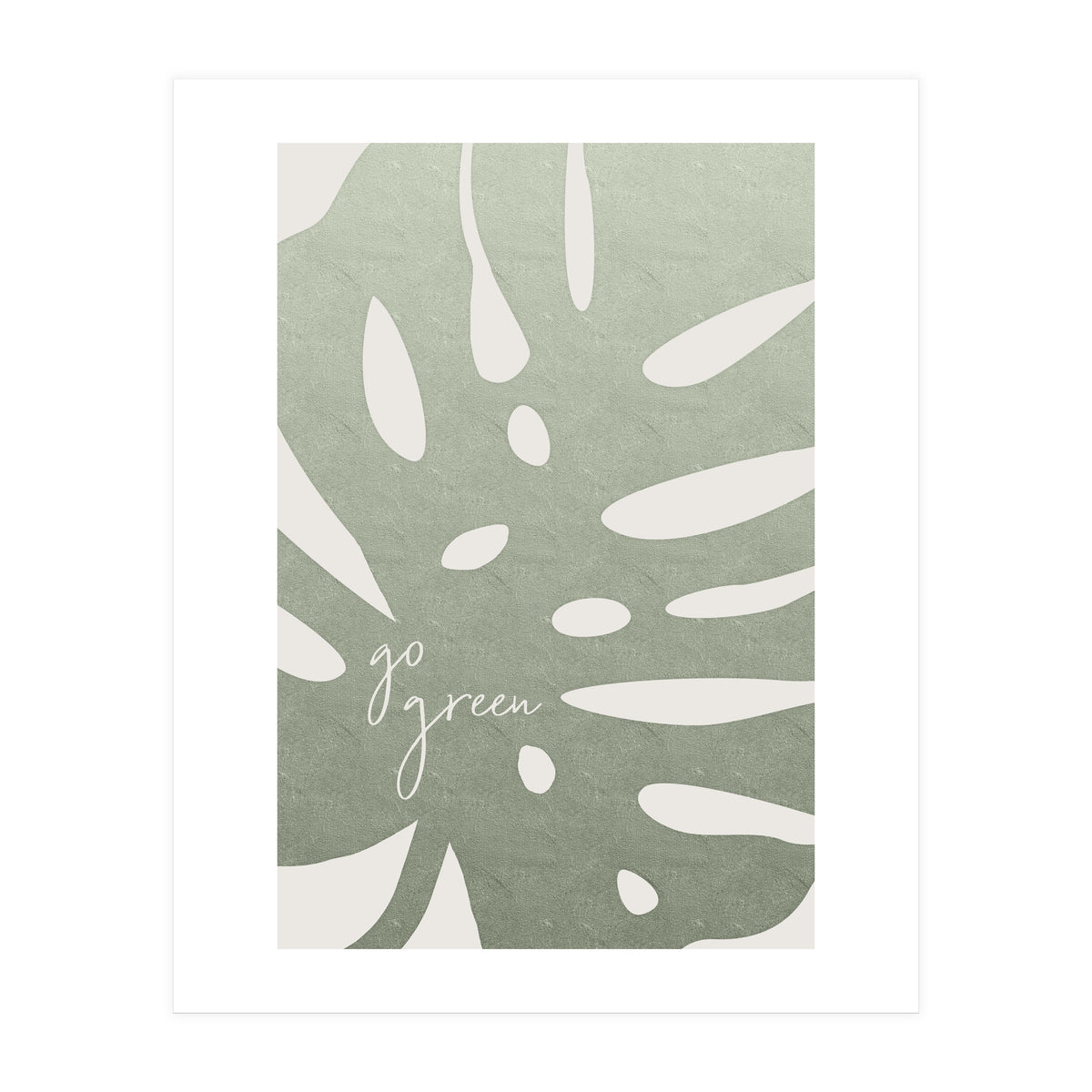 Go green (Print Only)