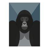 Mid Century Geometric Gorilla (Print Only) thumbnail