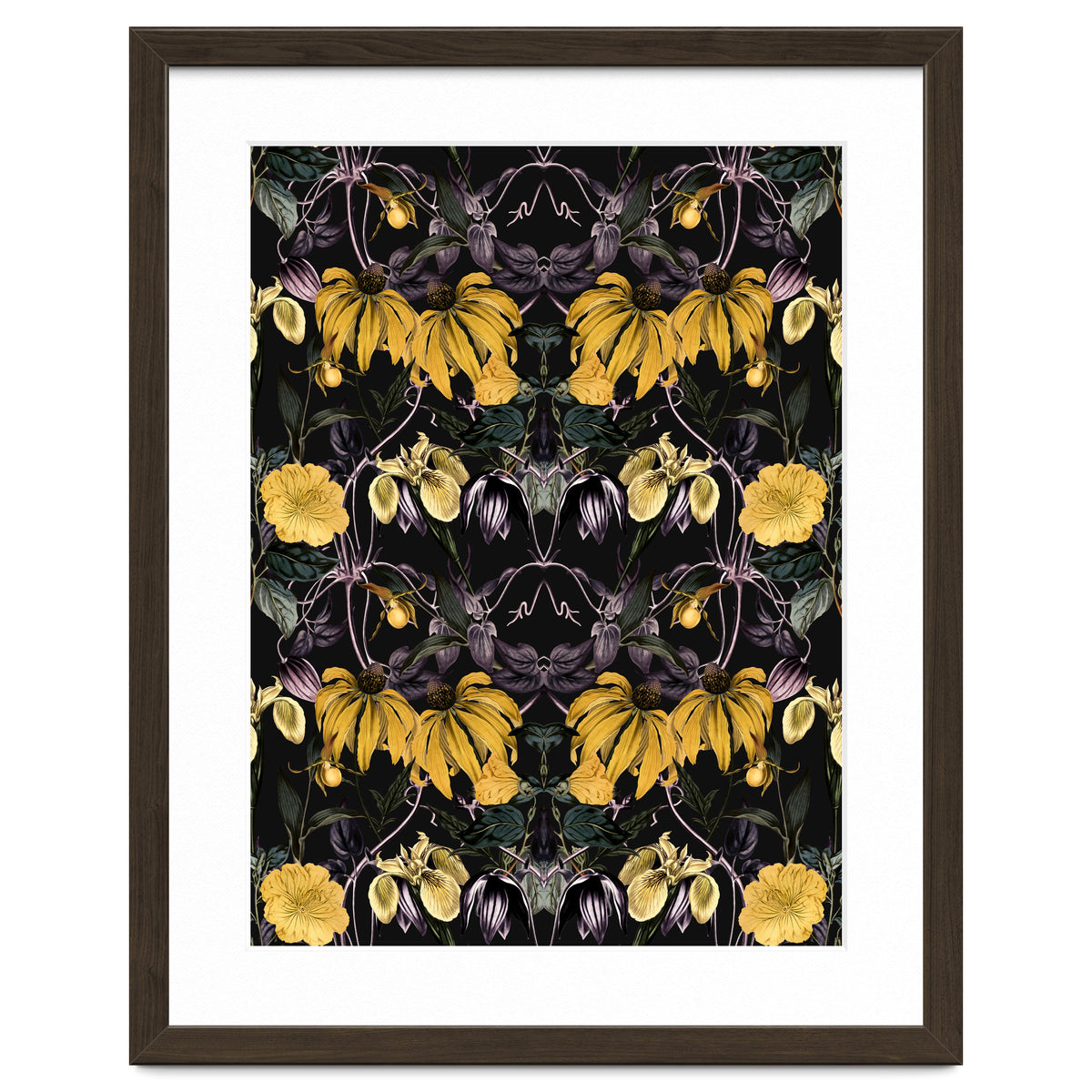 Nocturnal botanical garden kaleidoscope