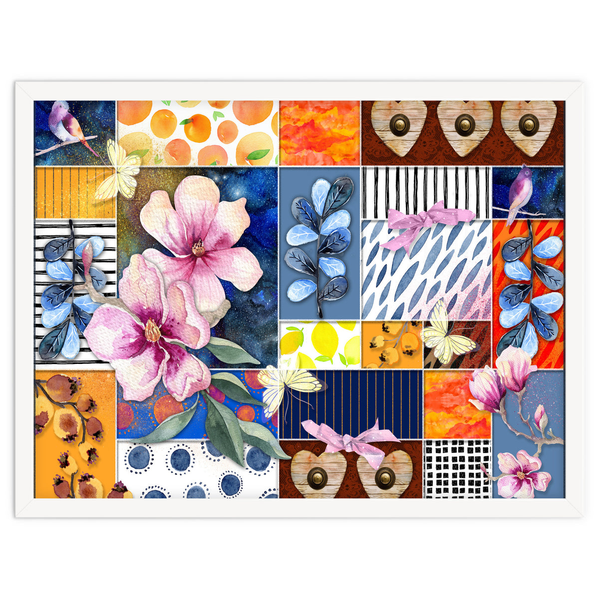 Romantic Floral Collage