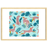 Cheetahs In The Grapefruit Grove, Tropical Jungle bohemian Wildlife, Tiger Wild Cat Nature Forest thumbnail