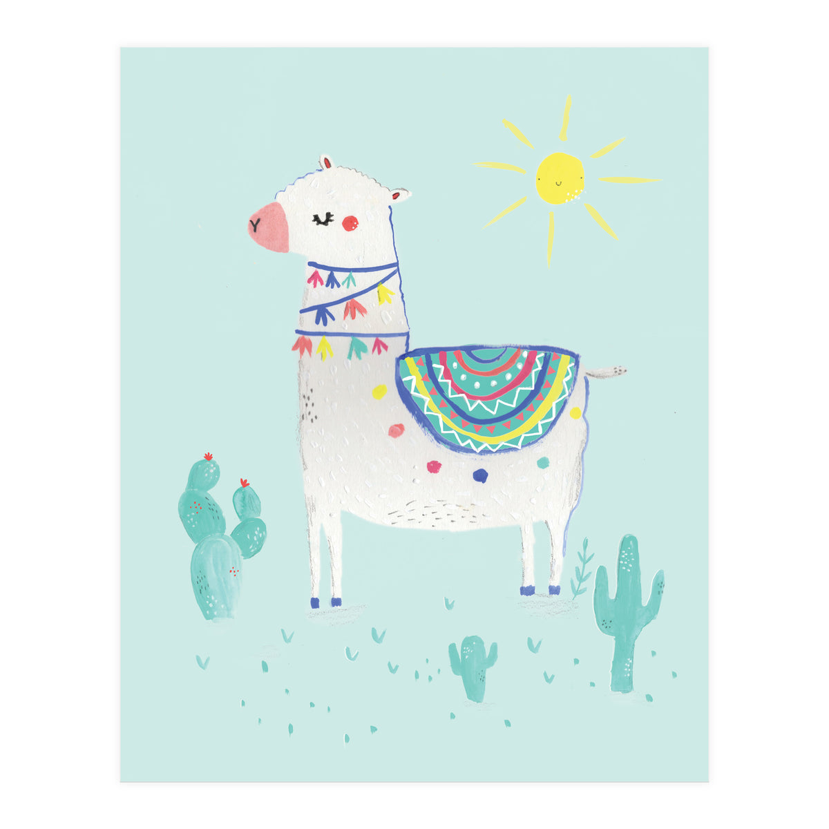 Sunshine Llama (Print Only)