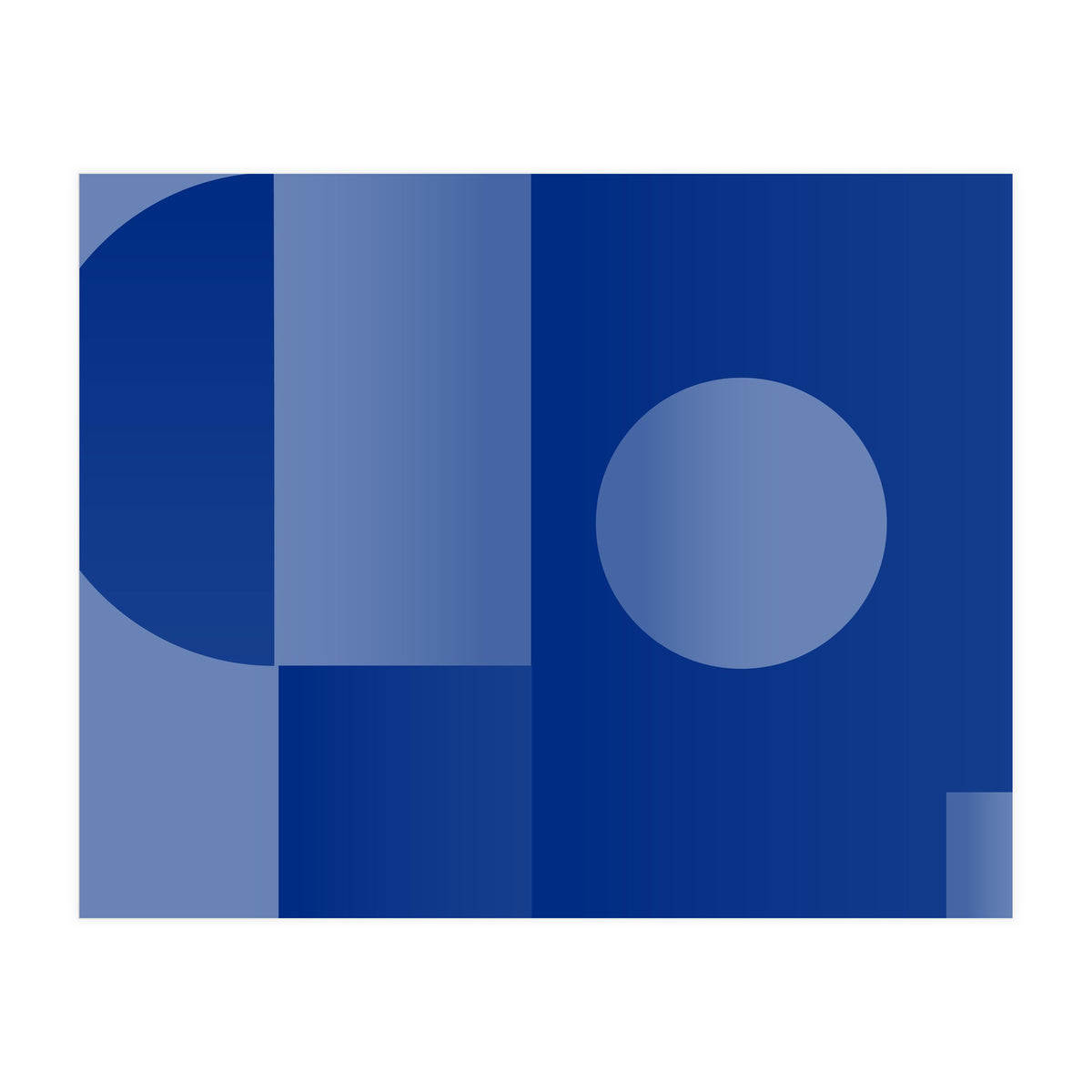 Lowering the moon | abstract minimal (Print Only)