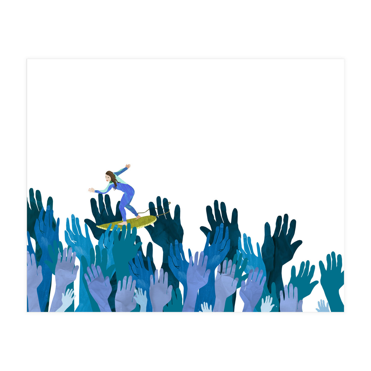 Crowd Surfing (Print Only)