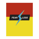 Modern Geometric Minimalist Typography Fear Less (Print Only) thumbnail