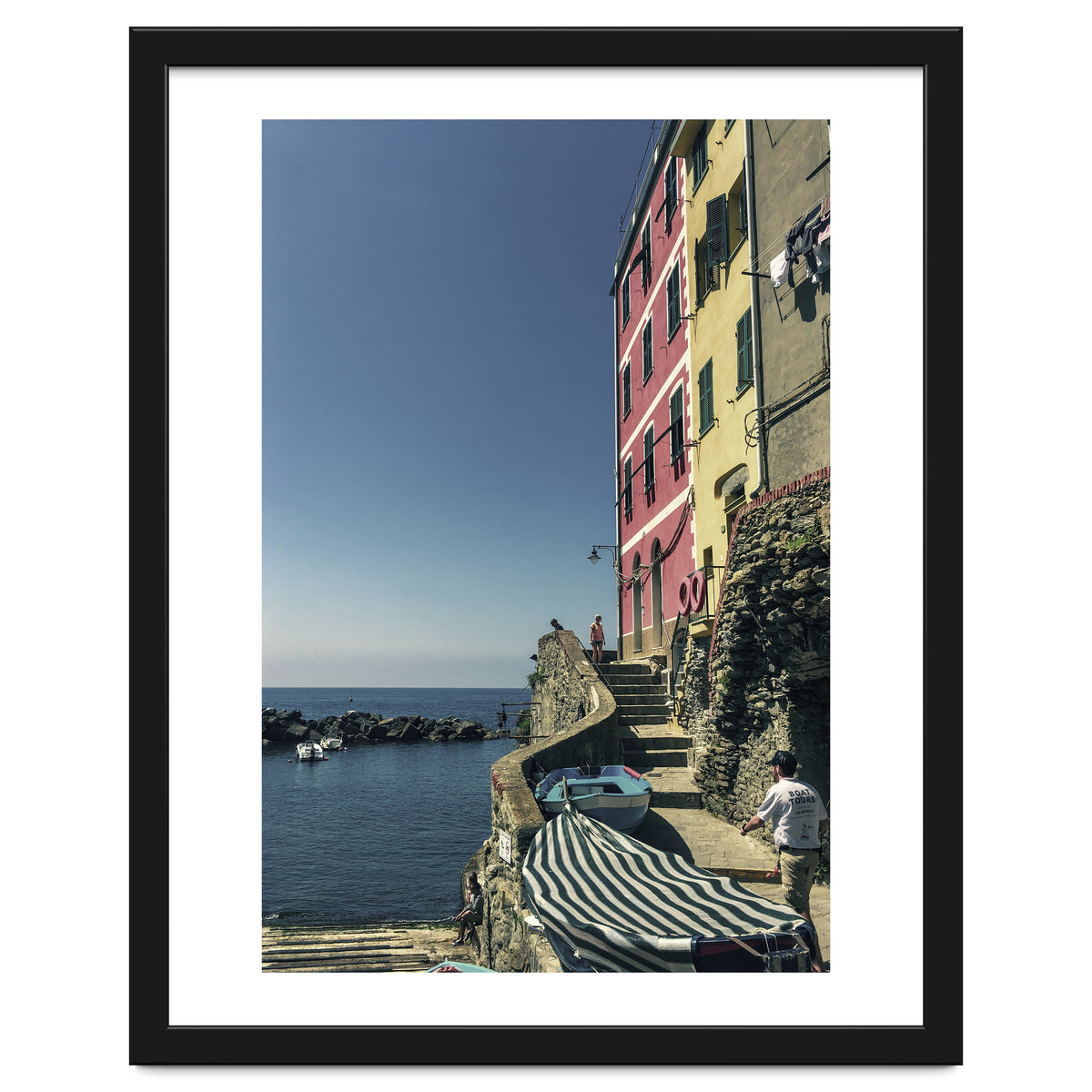 Cinque Terre Houses And Sea