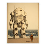 Giant Robot Japanese Woodblock Print (Print Only) thumbnail
