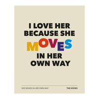 The Kooks  -She Moves In Her Own Way (Print Only)