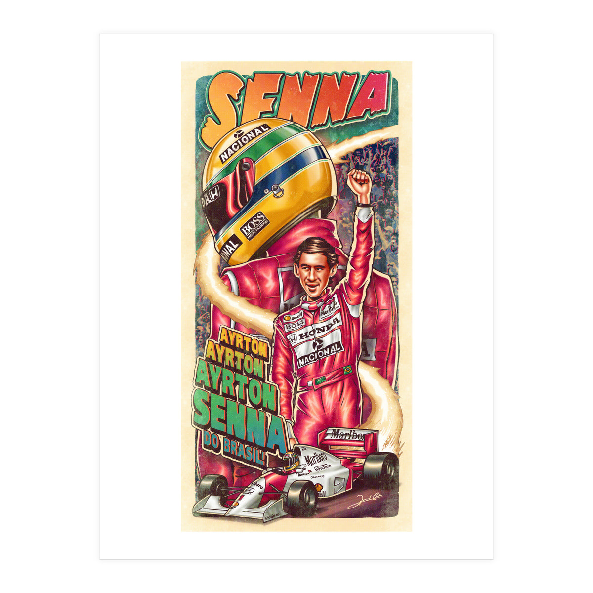 Ayrton Senna do Brasil (Print Only)