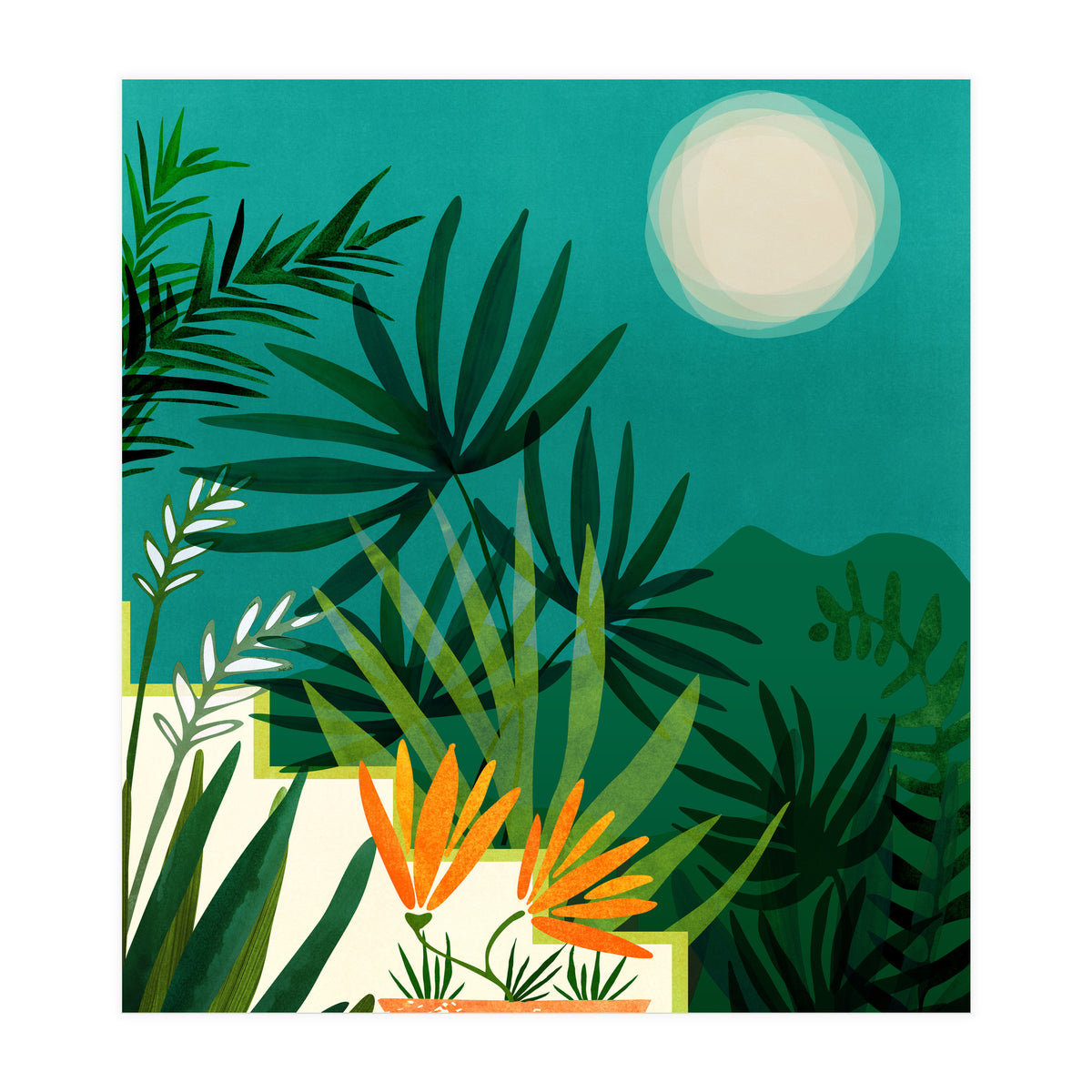 Tropical Moonlight (Print Only)