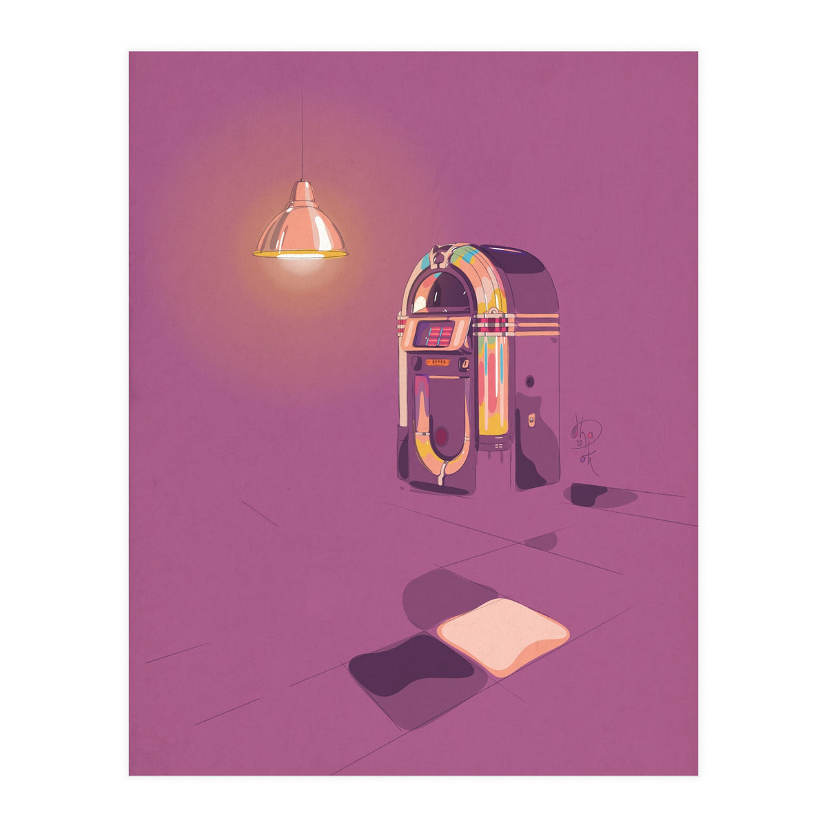 Wurlitzer Jukebox (Print Only)