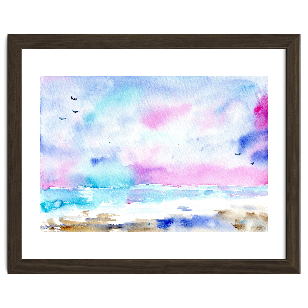 Tenderness of the sea || watercolor
