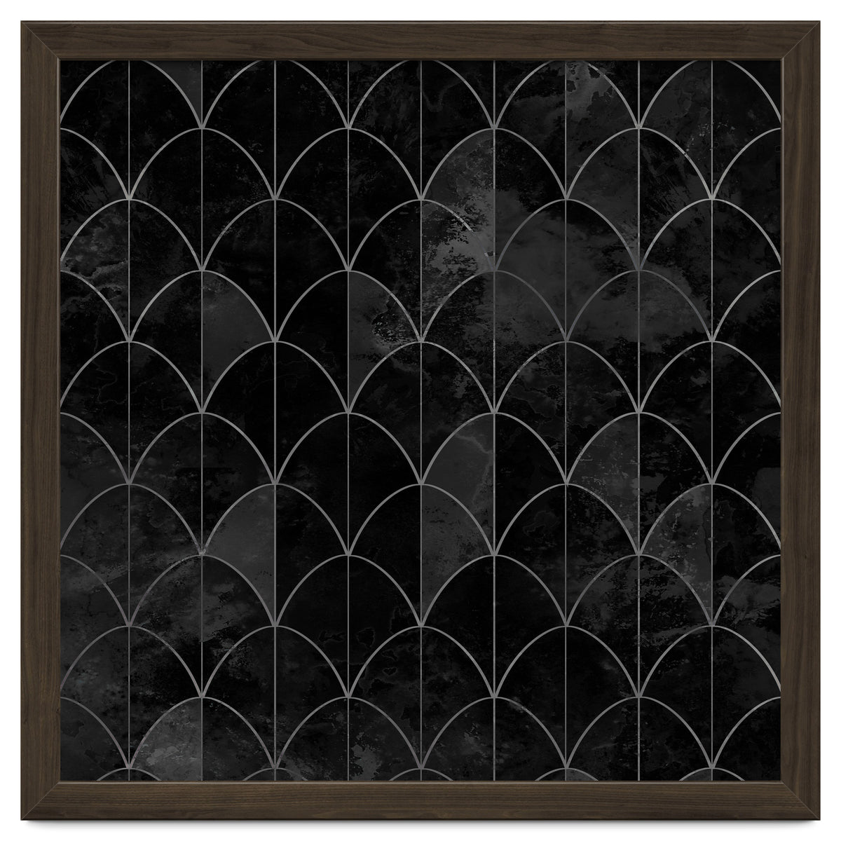 Mermaid scales. Black and white