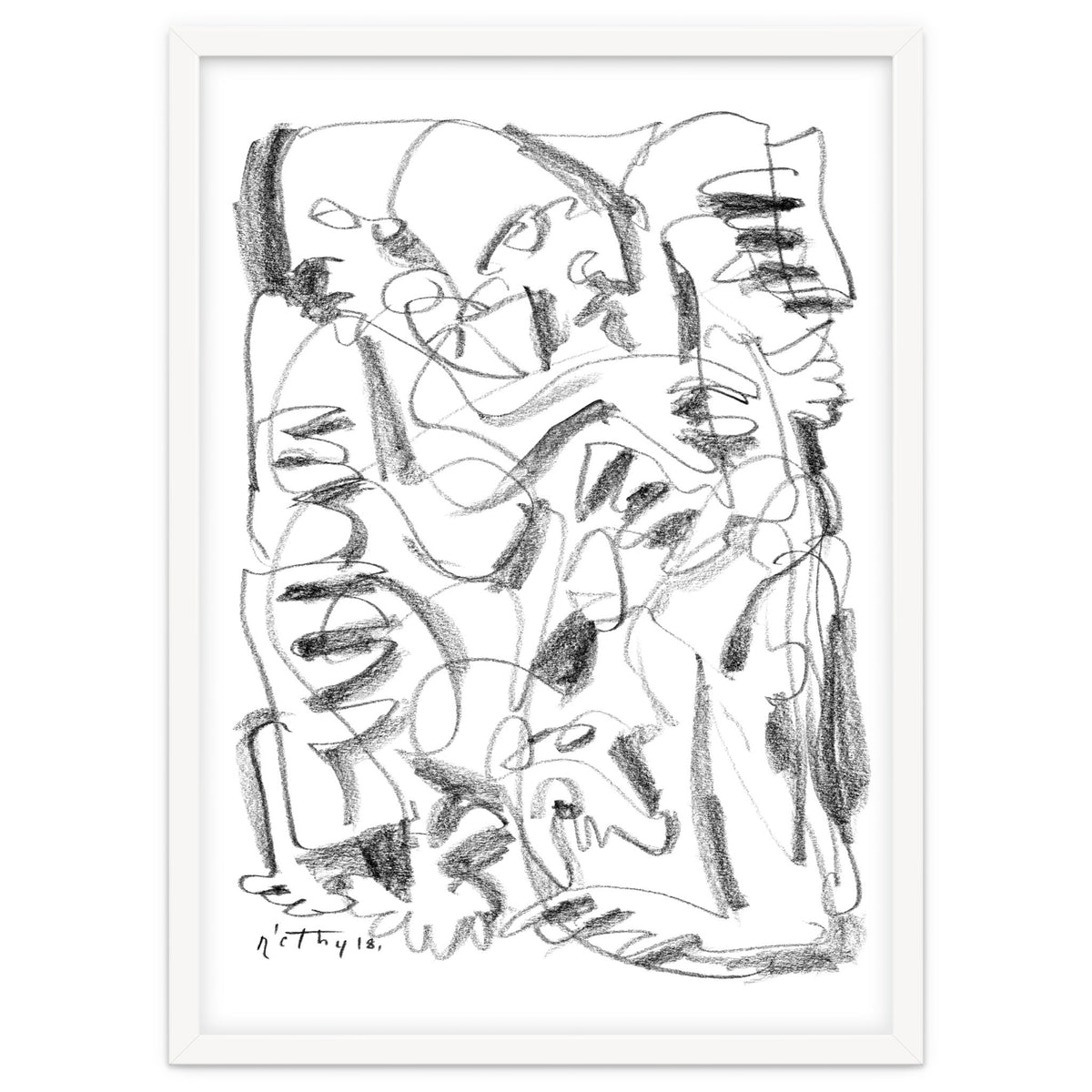 Out of the Shadows - b&w