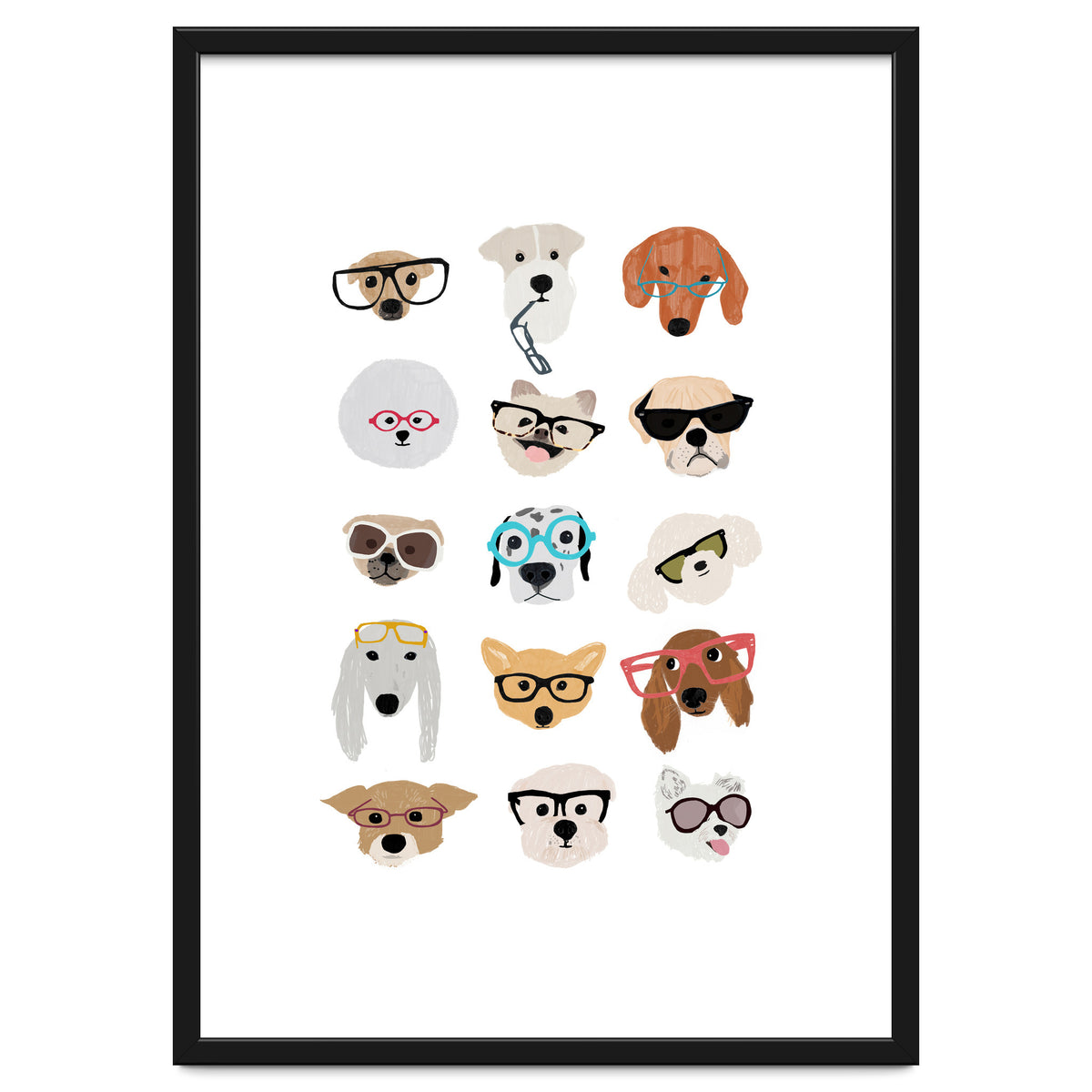 Dogs in Glasses