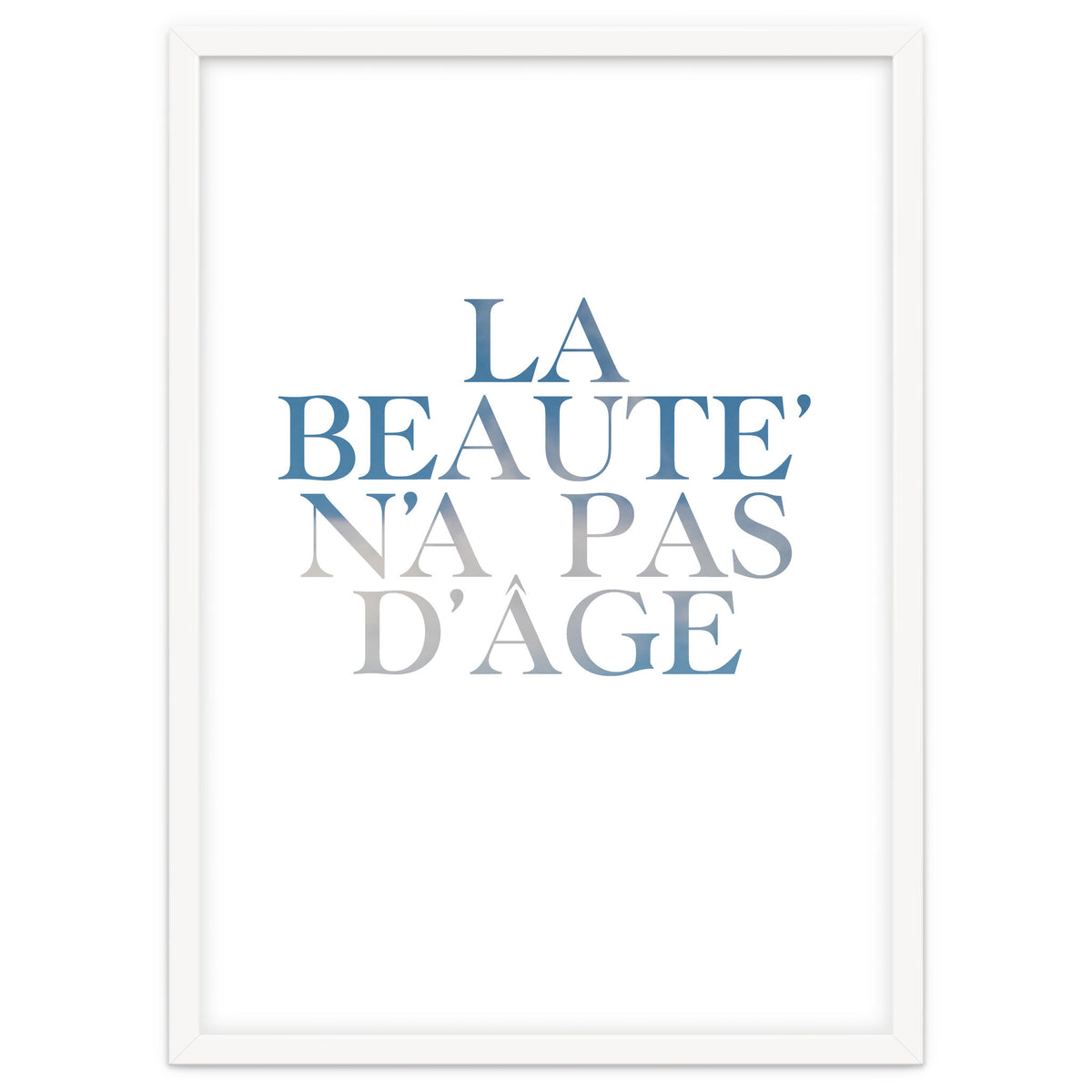 la beaute...