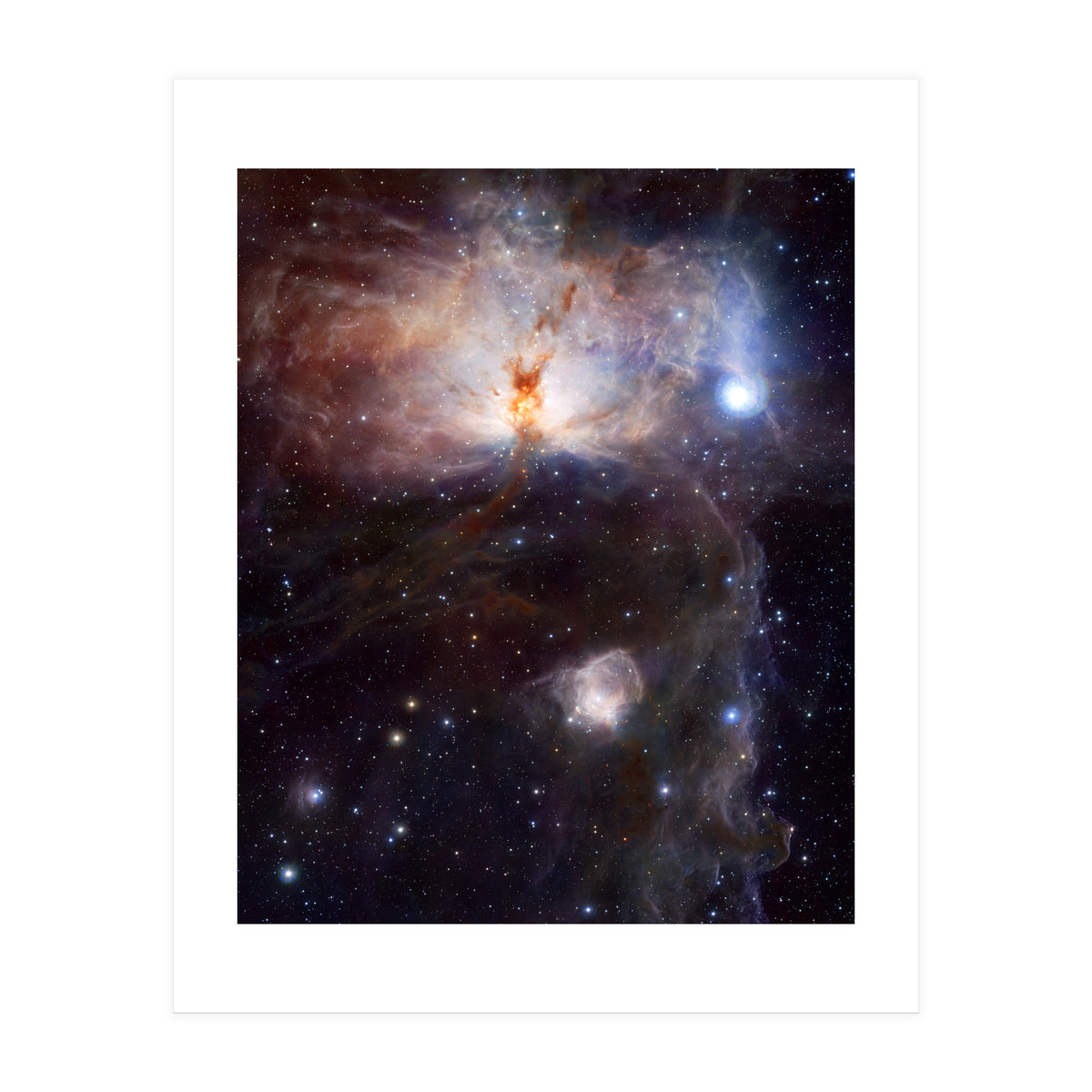 The Hidden Fires of the Flame Nebula (Print Only)