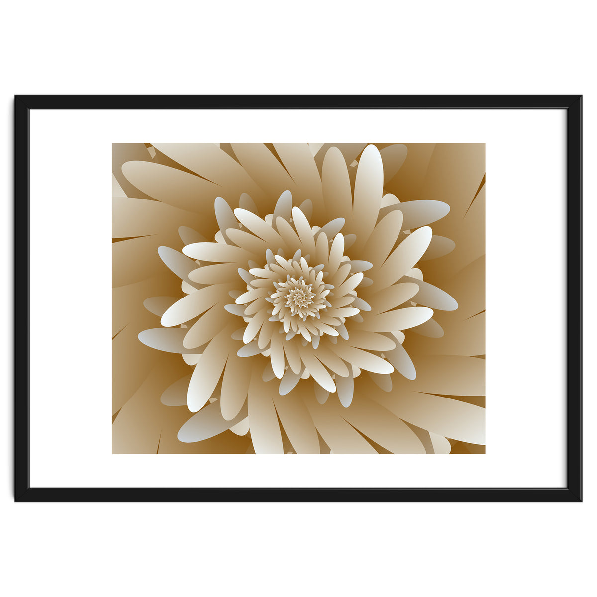 Abstract Digital Floral ART