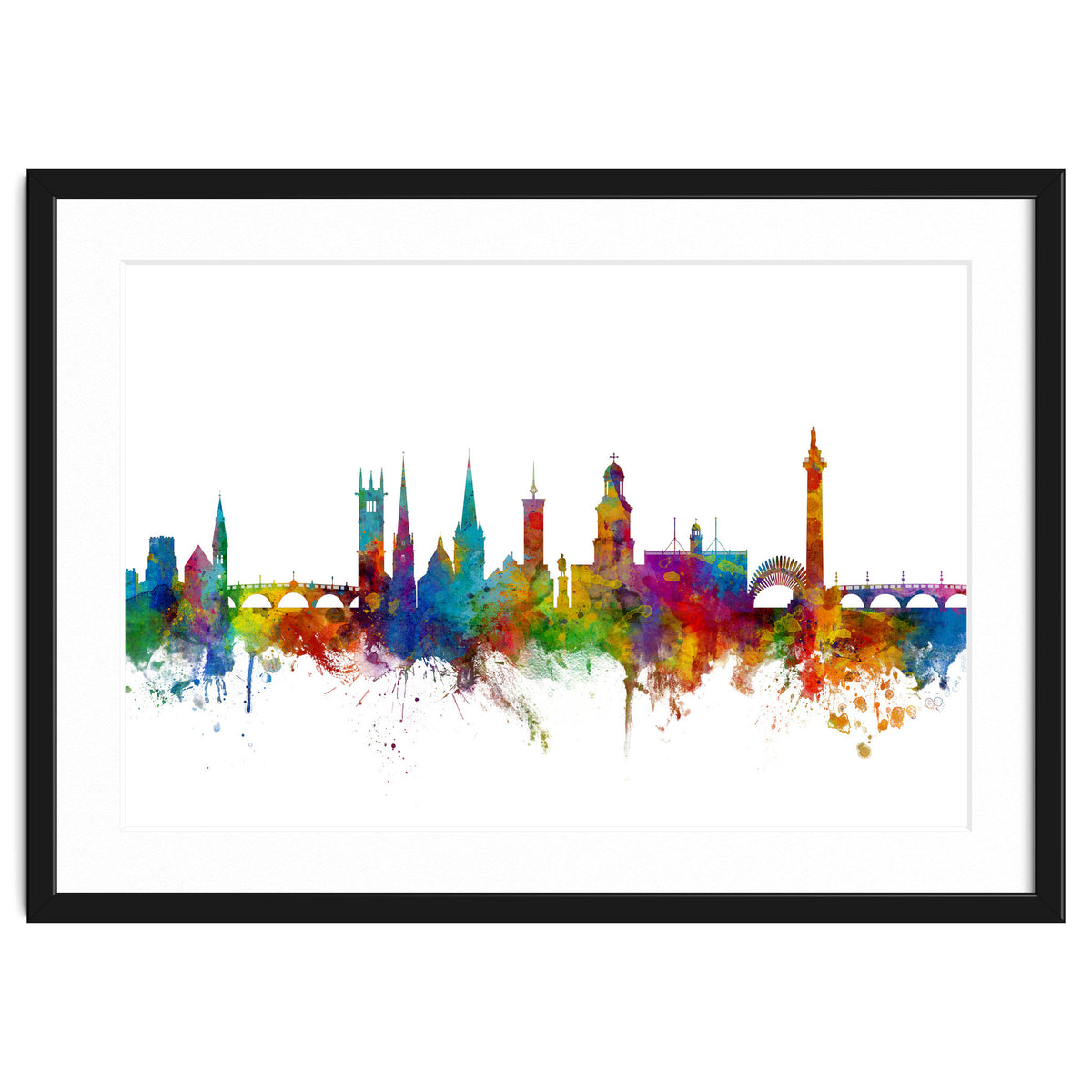 Shrewsbury England Skyline