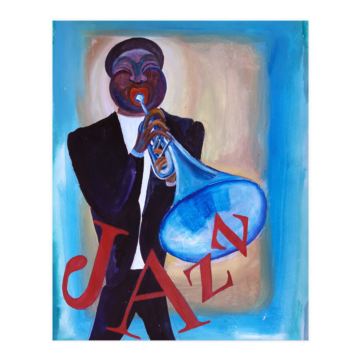 Trompeta De Jazz (Print Only)