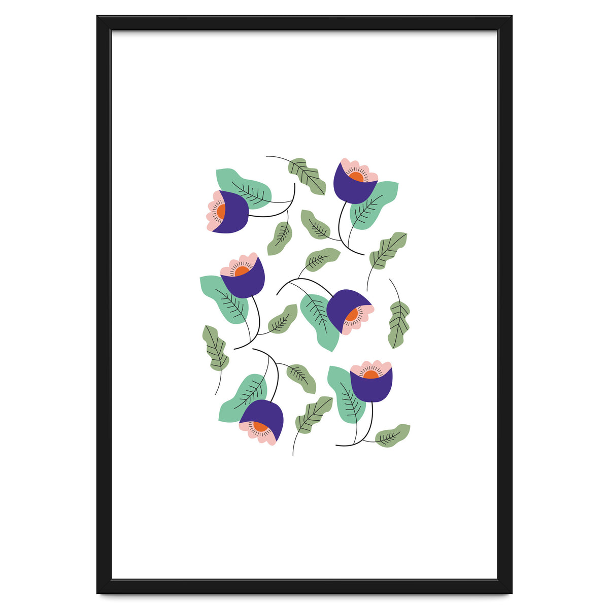 Shine And Rise Flowers Rgb