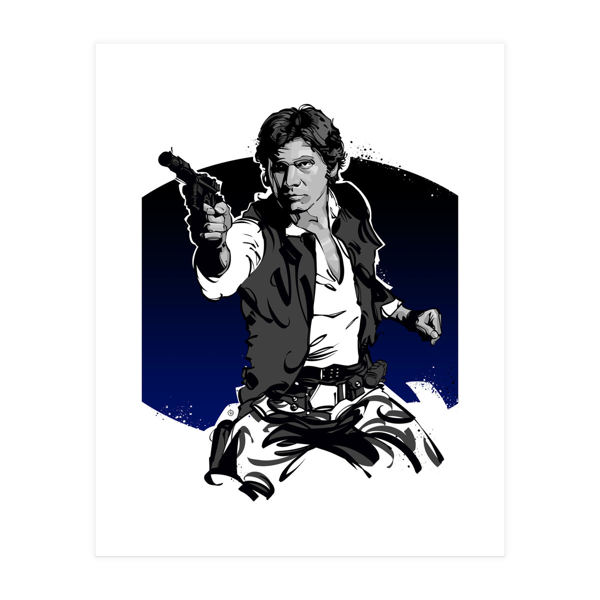 Han Solo STAR WARS (Print Only)