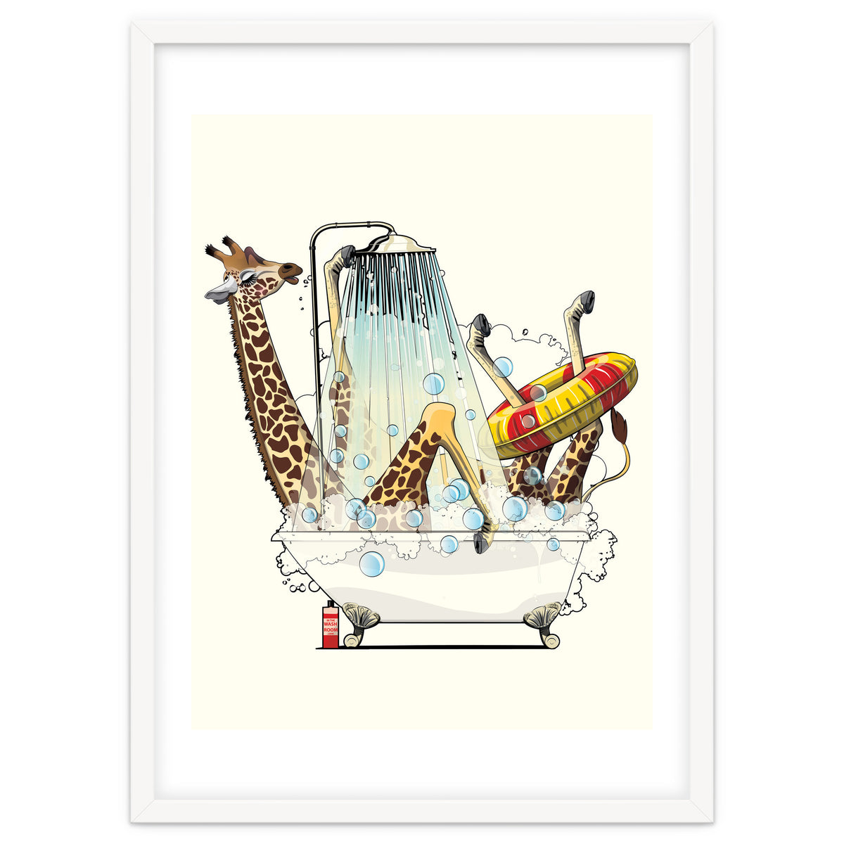 Giraffe in the Bath, Funny Bathroom Humour