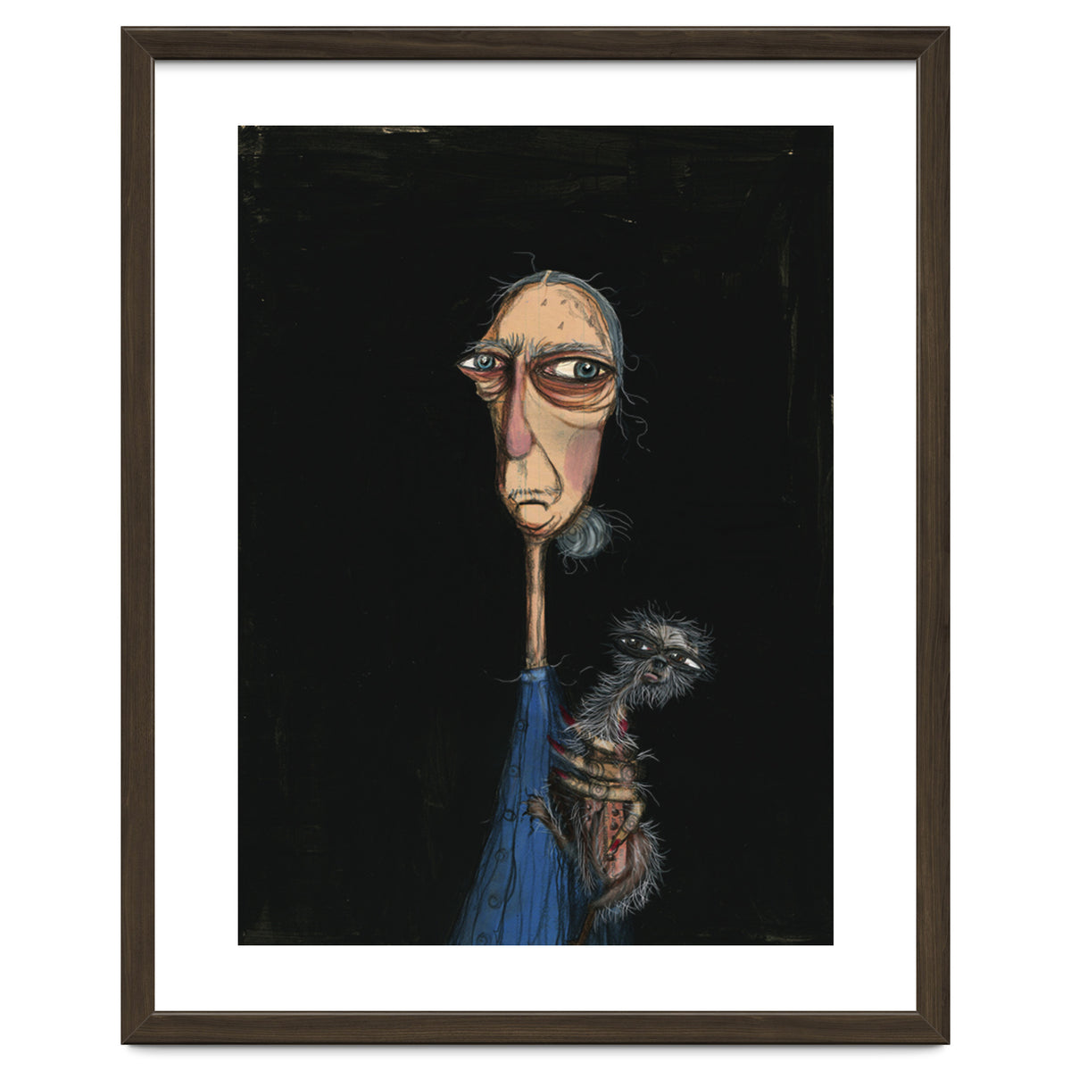 Woman Holding A Chihuahua