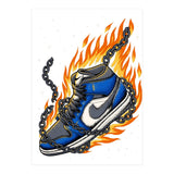 Sneaker Fire (Print Only) thumbnail